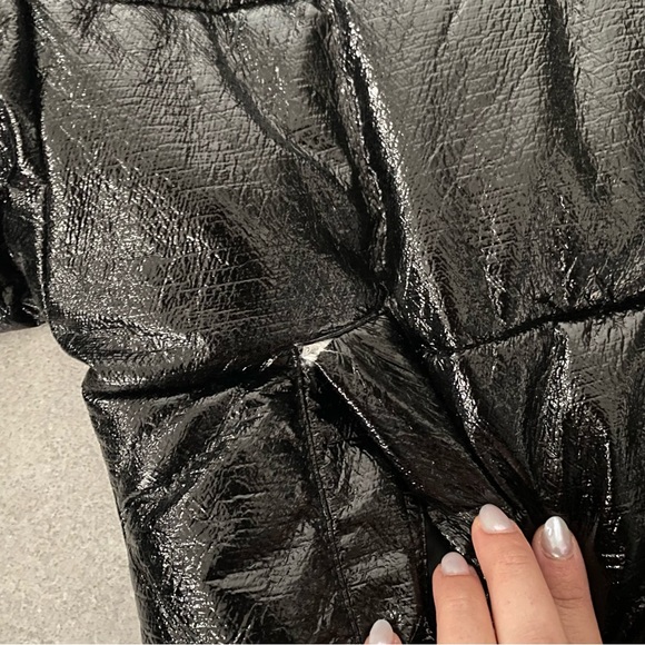 ZARA SHINY PUFFER COAT - Picture 5 of 9